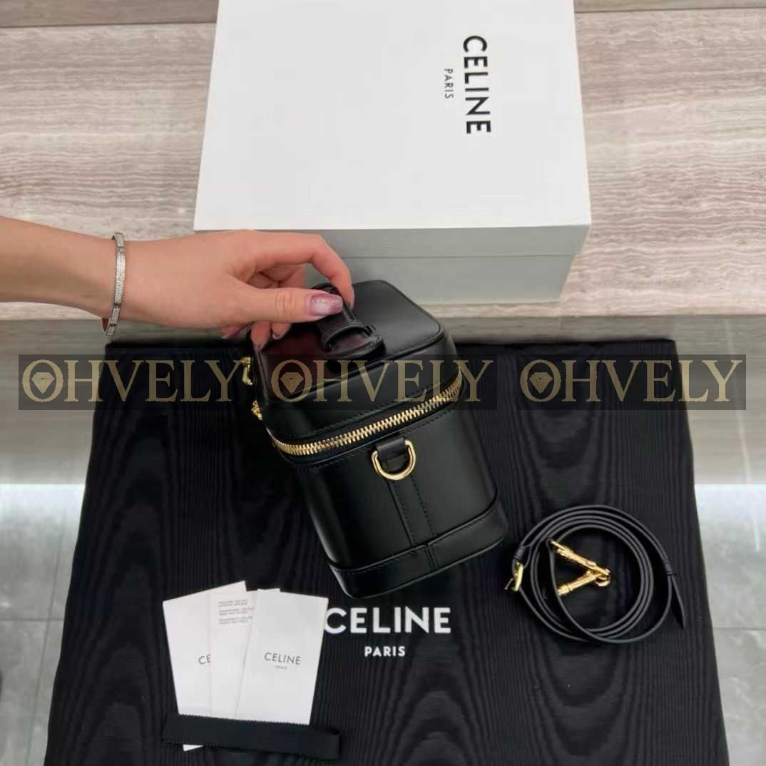 Celine 베니티 샤이니 카프스킨 블랙 상품 썸네일