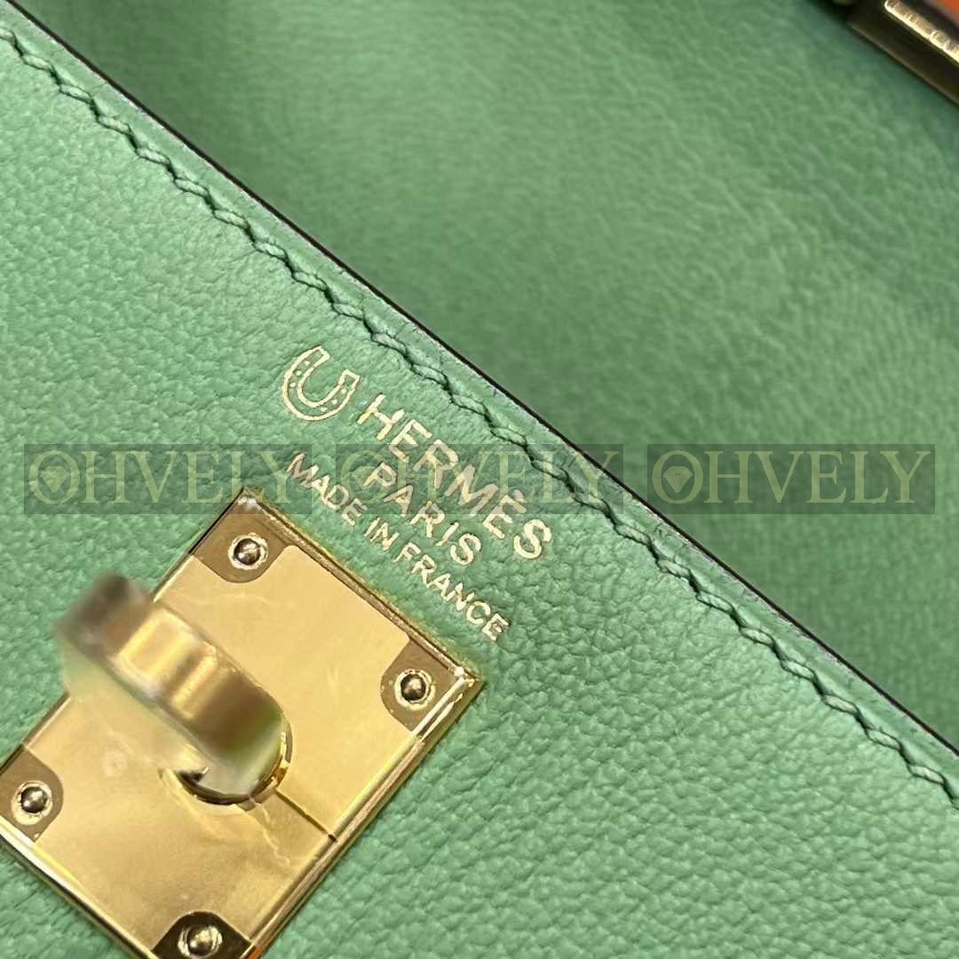 Hermès Kelly 25 아보카도그린 + 크림화이트 (투톤) (시중가 4000만) 상품 썸네일