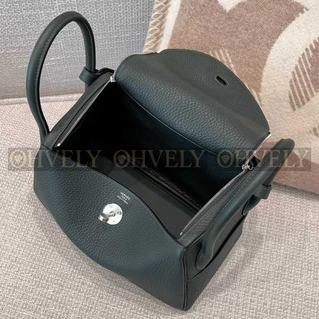 Hermès Lindy 26 그린(Vert Cypress)/은장 (시중가1600만) 상품 썸네일