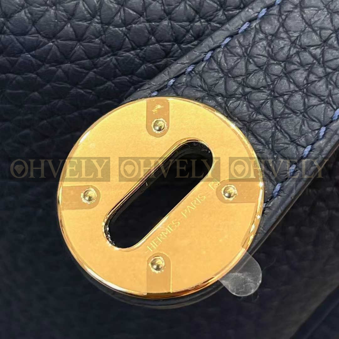 Hermès Lindy 26 네이비블루(Bleu Nuit)/금장 (시중가1600만) 상품 썸네일
