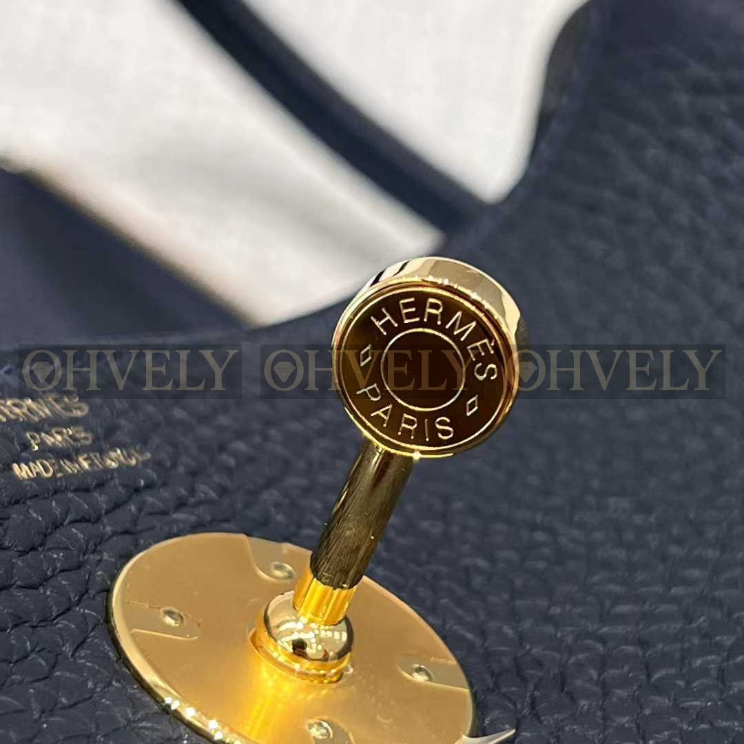Hermès Lindy 26 네이비블루(Bleu Nuit)/금장 (시중가1600만) 상품 썸네일