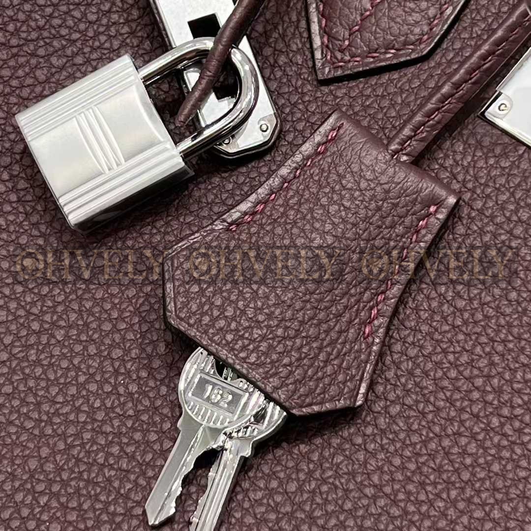 Hermès Birkin 25 TOGO 버건디(Rouge Sellier) / 은장 (시중가 3500만) 상품 썸네일