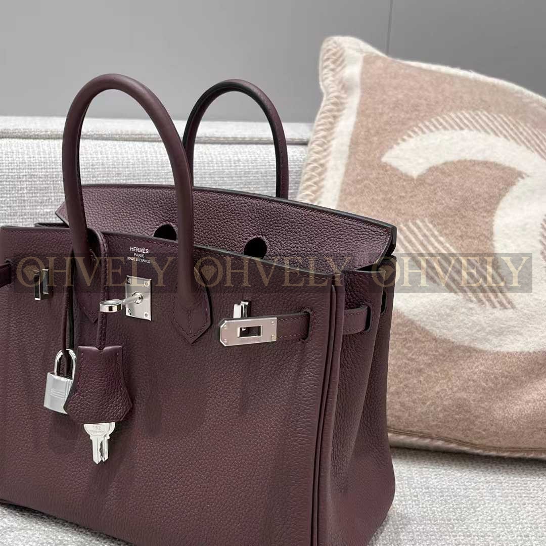 Hermès Birkin 25 TOGO 버건디(Rouge Sellier) / 은장 (시중가 3500만) 상품 썸네일