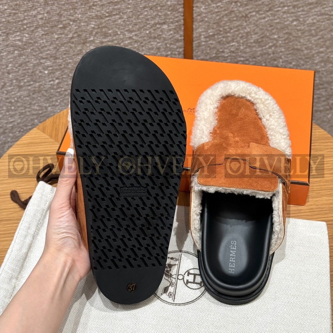 Hermès Go뮬 시어링(내추럴/에크루) 상품 썸네일