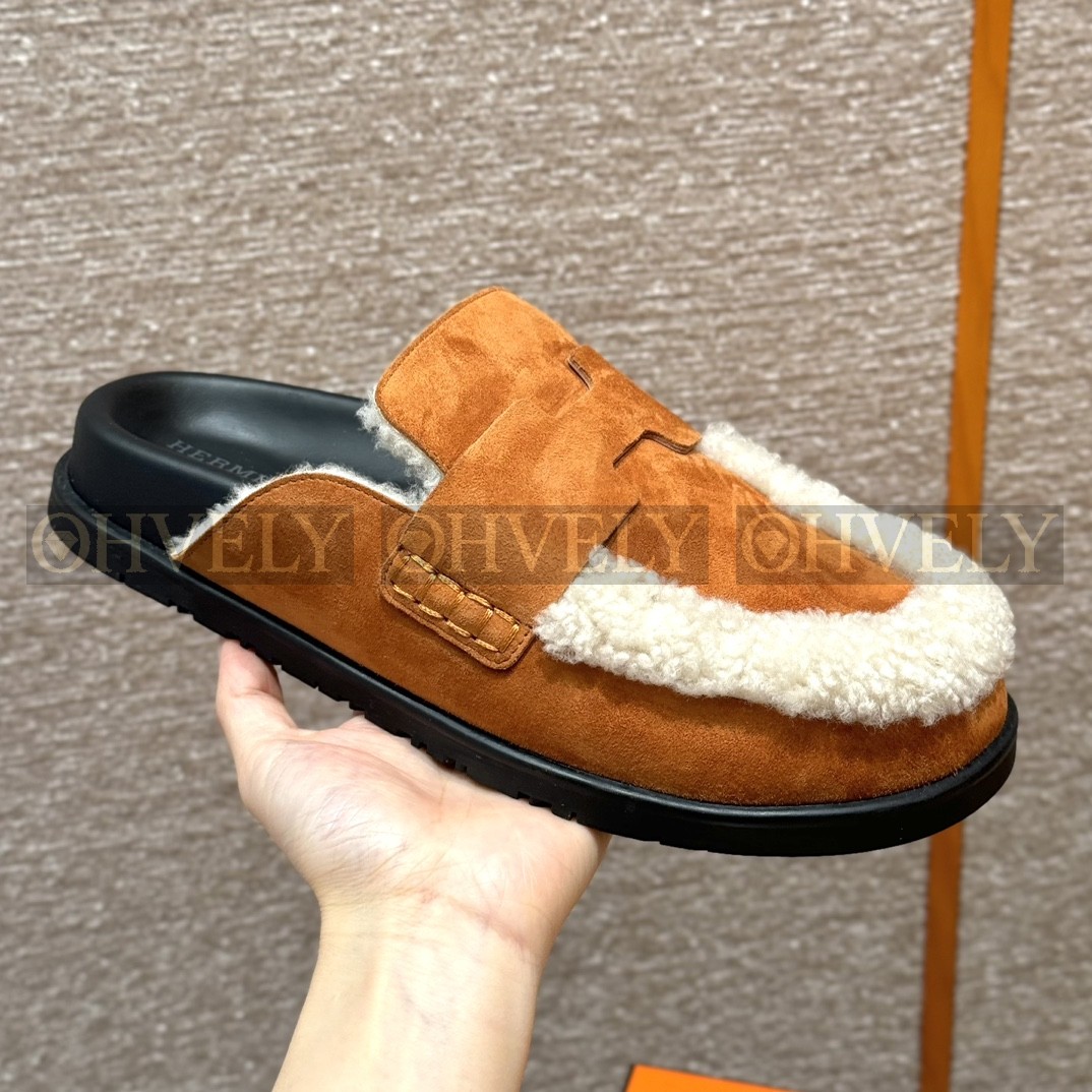 Hermès Go뮬 시어링(내추럴/에크루) 상품 썸네일