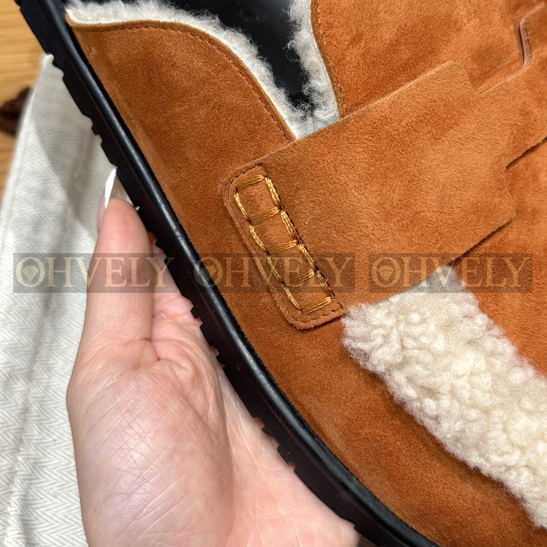 Hermès Go뮬 시어링(내추럴/에크루) 상품 썸네일