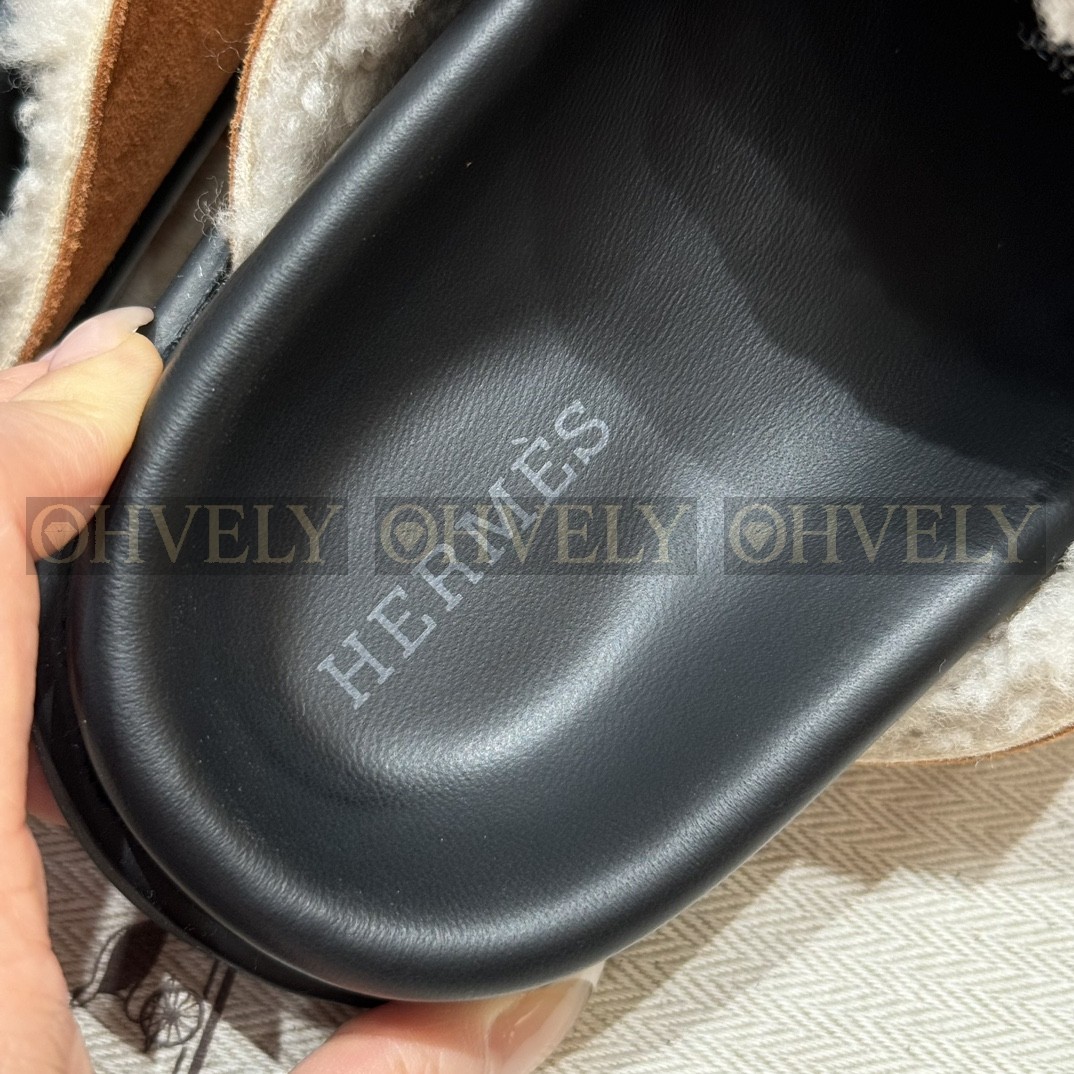 Hermès Go뮬 시어링(내추럴/에크루) 상품 썸네일