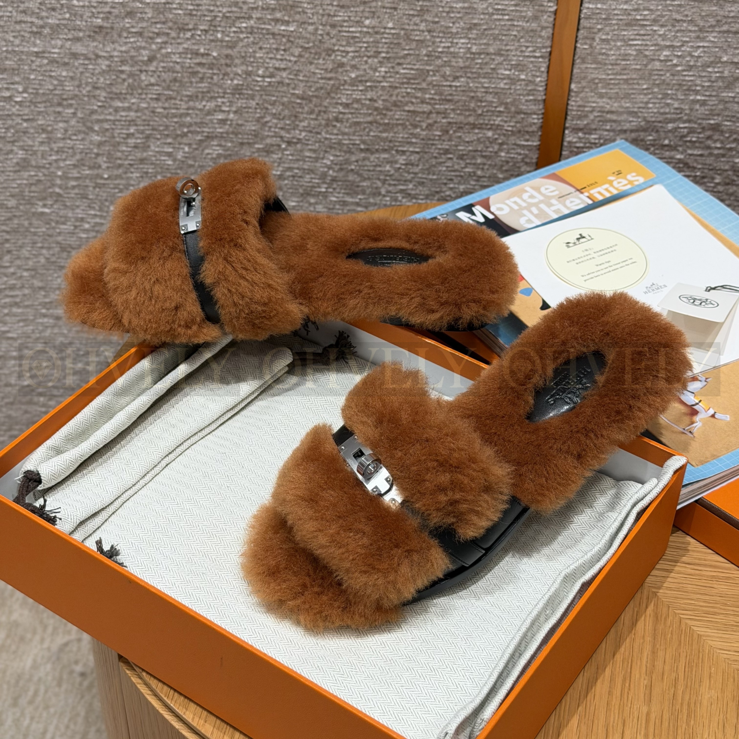 에르메스 줄리아 켈리 시어링 뮬(handmade.ver) 상품 썸네일