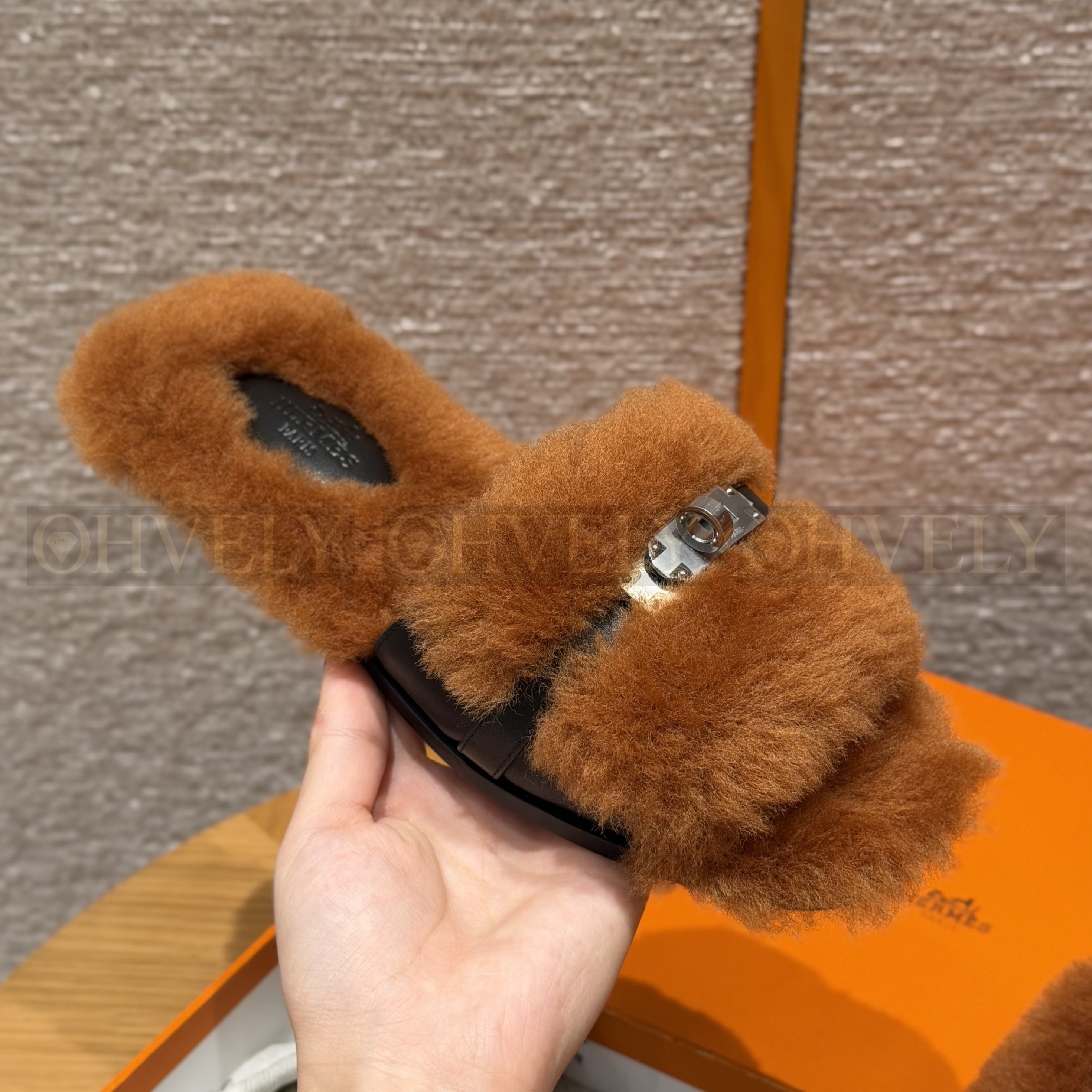 에르메스 줄리아 켈리 시어링 뮬(handmade.ver) 상품 썸네일