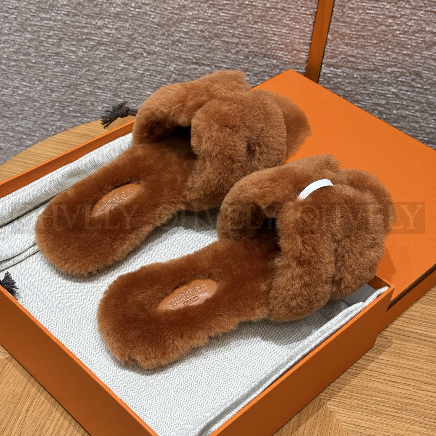 에르메스 시어링 오란 슬리퍼(handmade.ver) 상품 썸네일