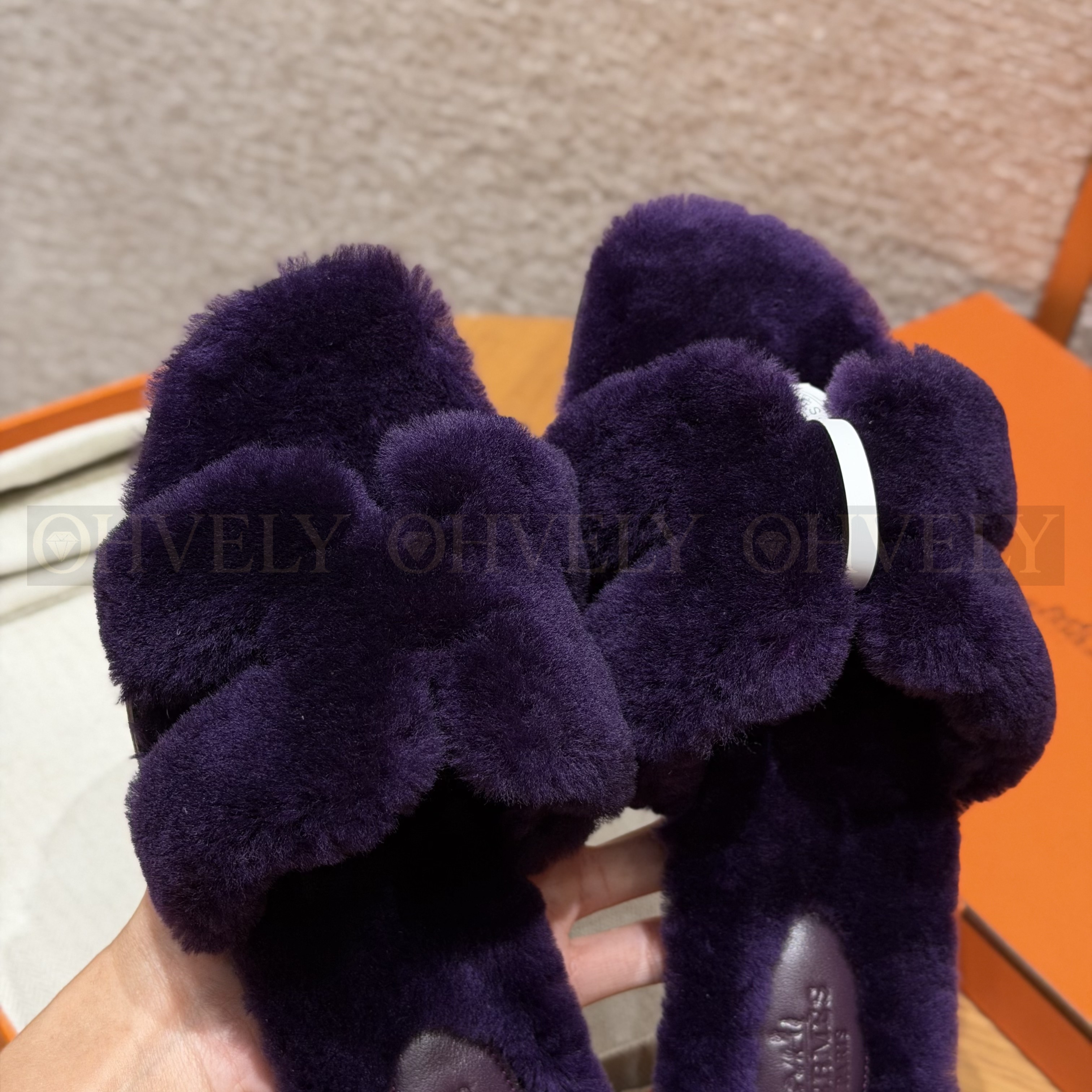 에르메스 시어링 오란 슬리퍼(handmade.ver) 상품 썸네일