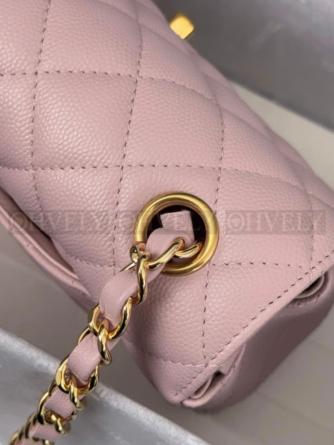 Chanel(샤넬) 핑크 캐비어 클래식 미듐 상품 썸네일