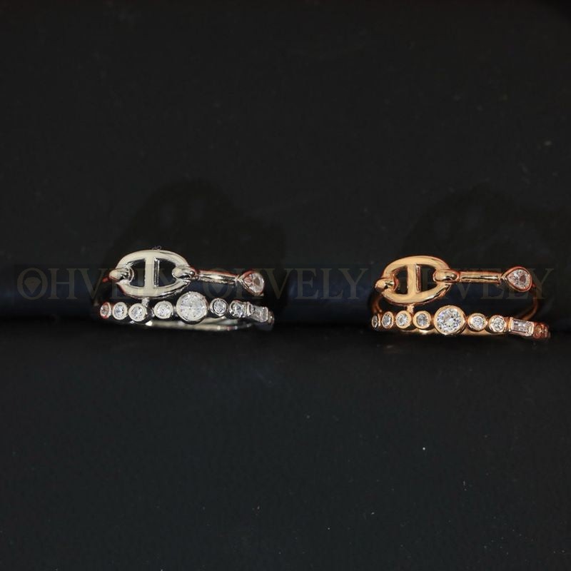 에르메스 Chaine d'ancre Chaos Fancy 링 상품 썸네일