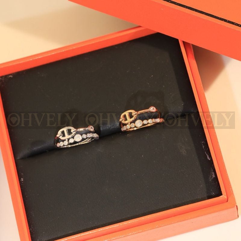 에르메스 Chaine d'ancre Chaos Fancy 링 상품 썸네일