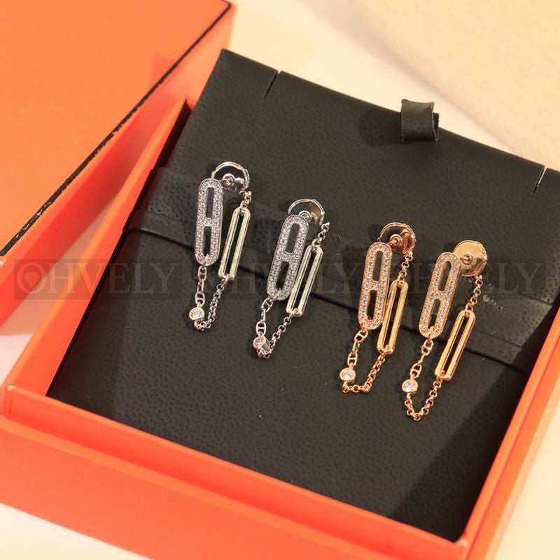 에르메스 Chaine d'ancre Chaos earrings 상품 썸네일
