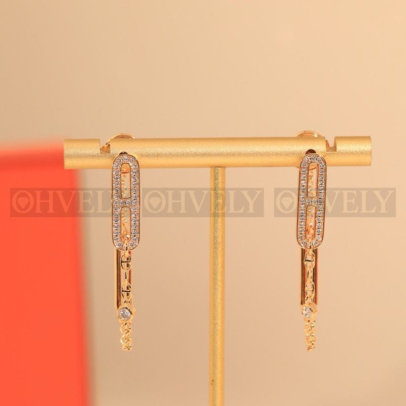 에르메스 Chaine d'ancre Chaos earrings 상품 썸네일