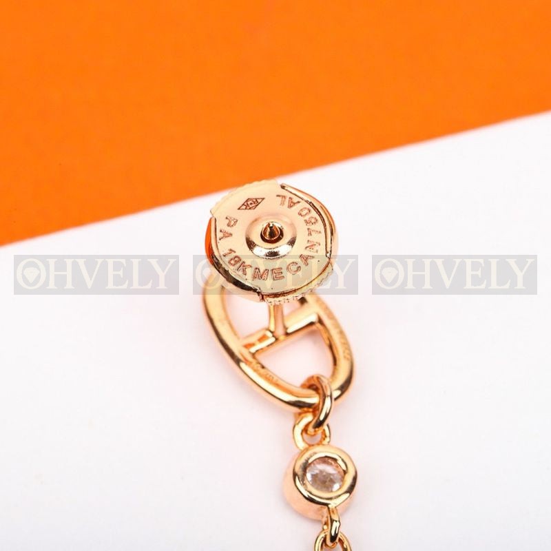 에르메스 Chaine d'ancre Chaos earrings 상품 썸네일