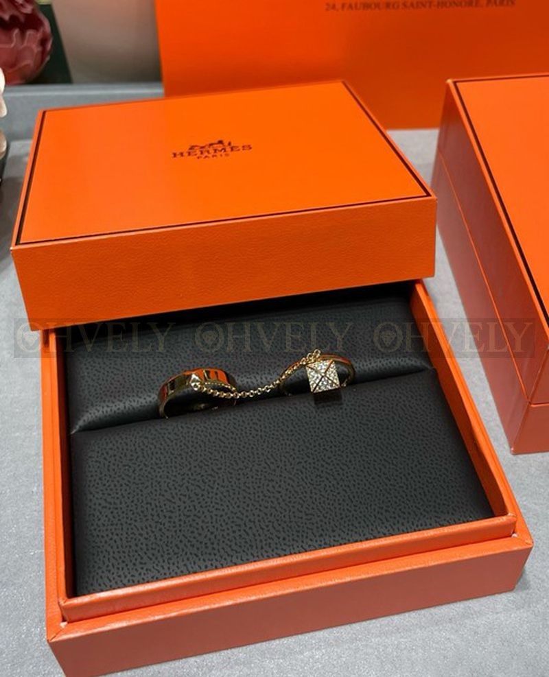 에르메스 Hermès Clou d'H 더블 링 상품 썸네일