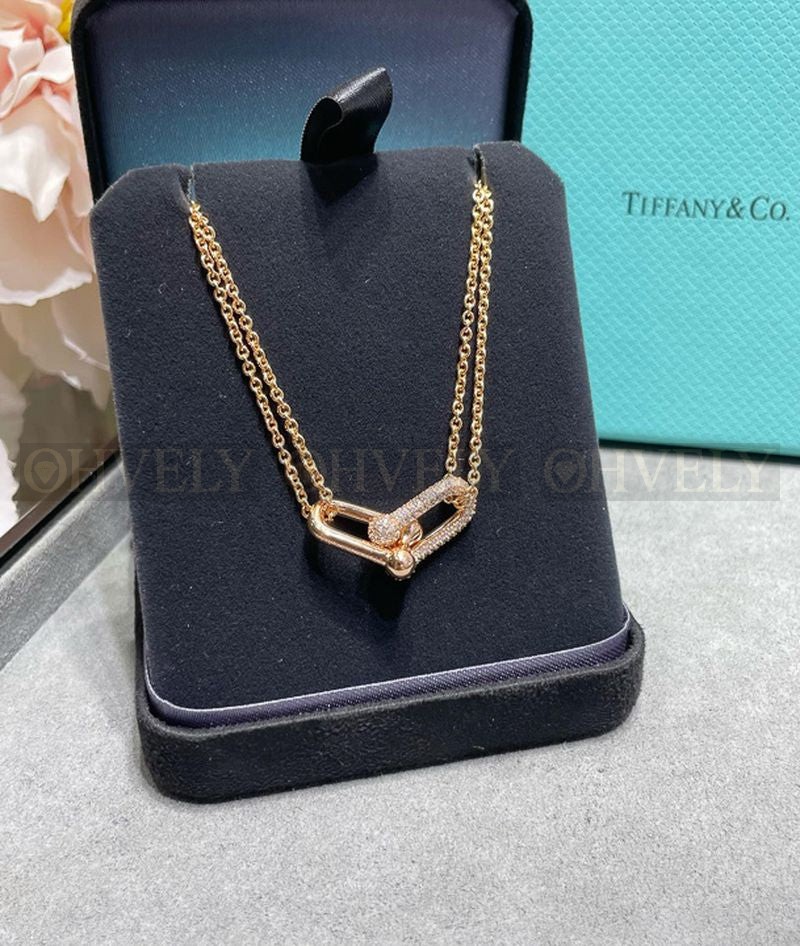 티파니 더블 링크 파베 네크리스 상품 썸네일