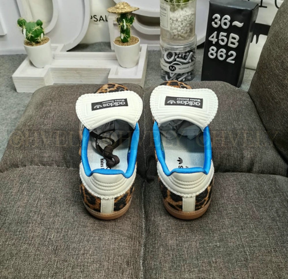 아디다스 x 웨일스 보너 포니 레오 삼바 다크 브라운 크림 화이트 상품 썸네일