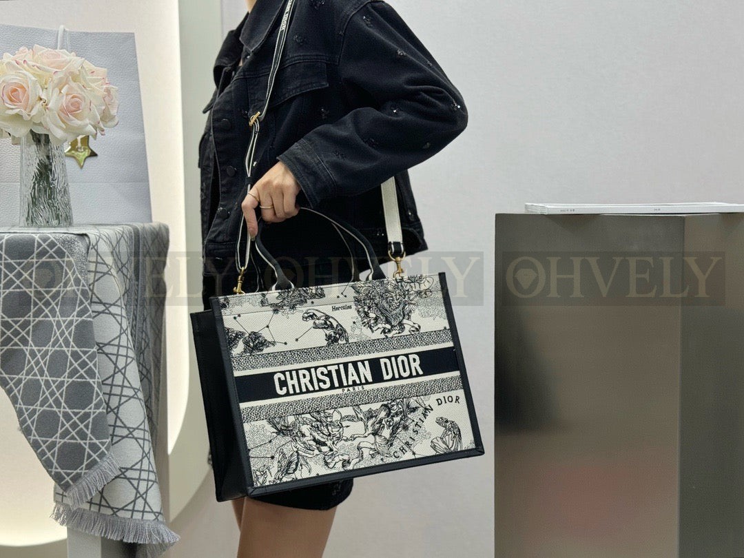 디올 조디악 자수 북 토트 스트랩백 미디움 상품 썸네일