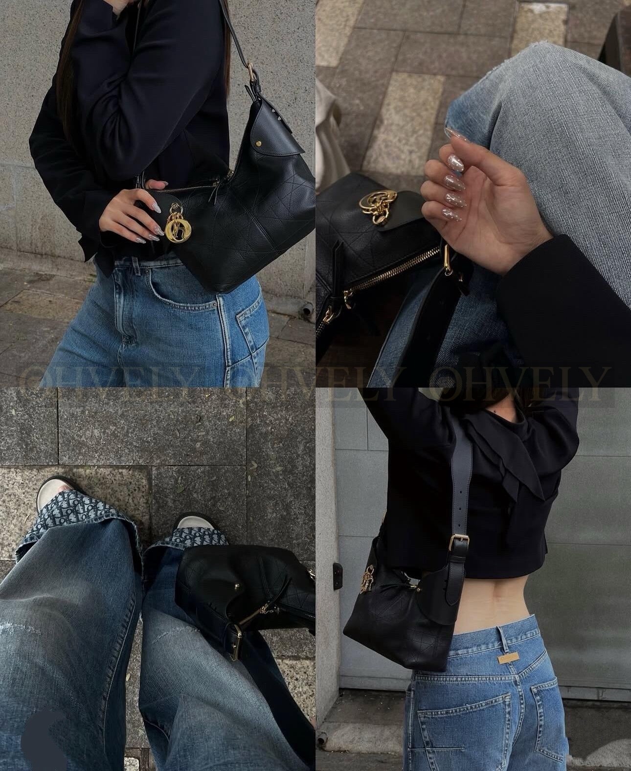 디올 보야주 백 플랫 매크로 까나쥬 그레인드 카프스킨 스몰 상품 썸네일