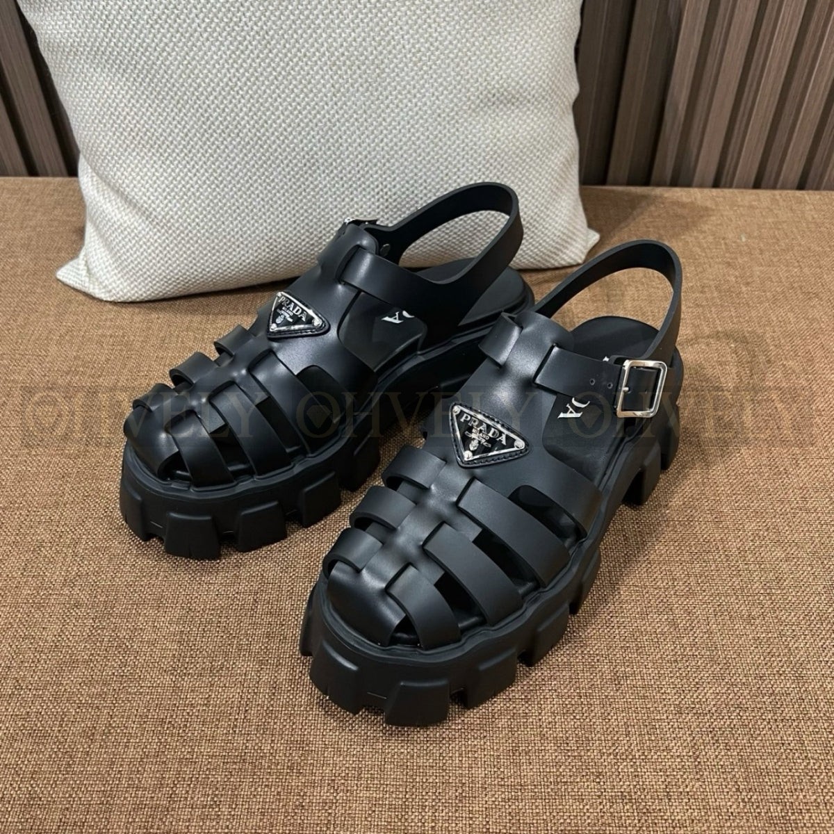프라다 러버 모놀리스 샌들 상품 썸네일
