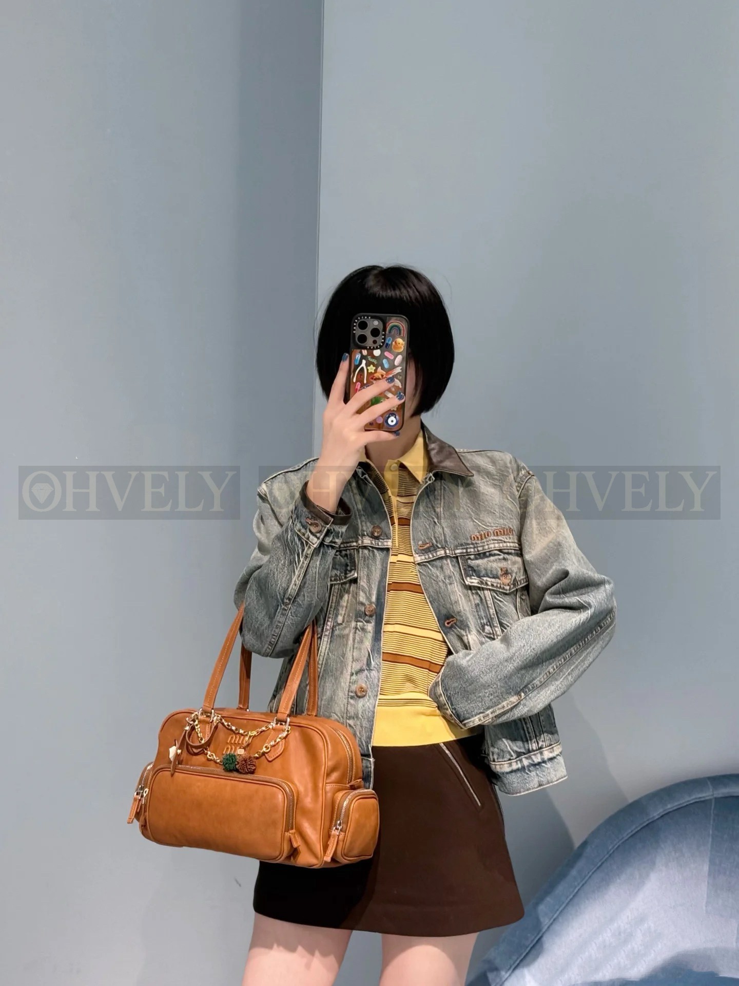 【 ZP 】MiuMiu 2025 데님 자켓 (매장가 588만원) 상품 썸네일