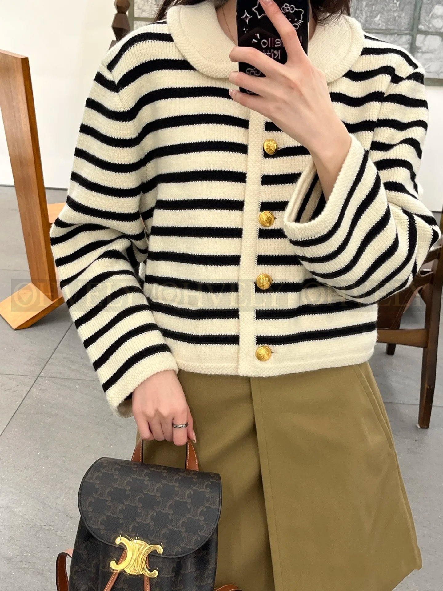 【 ZP 】Celine 2025 스트라이트 니트 자켓 (매장가 530만원) 상품 썸네일