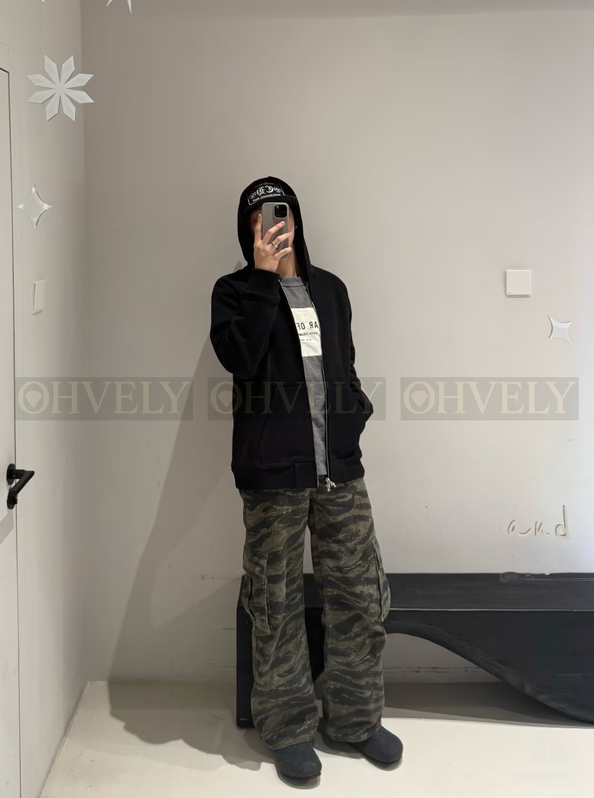 【 ZP 】CHROME HEARTS 후드 집업 블랙 (매장가 250만원)
