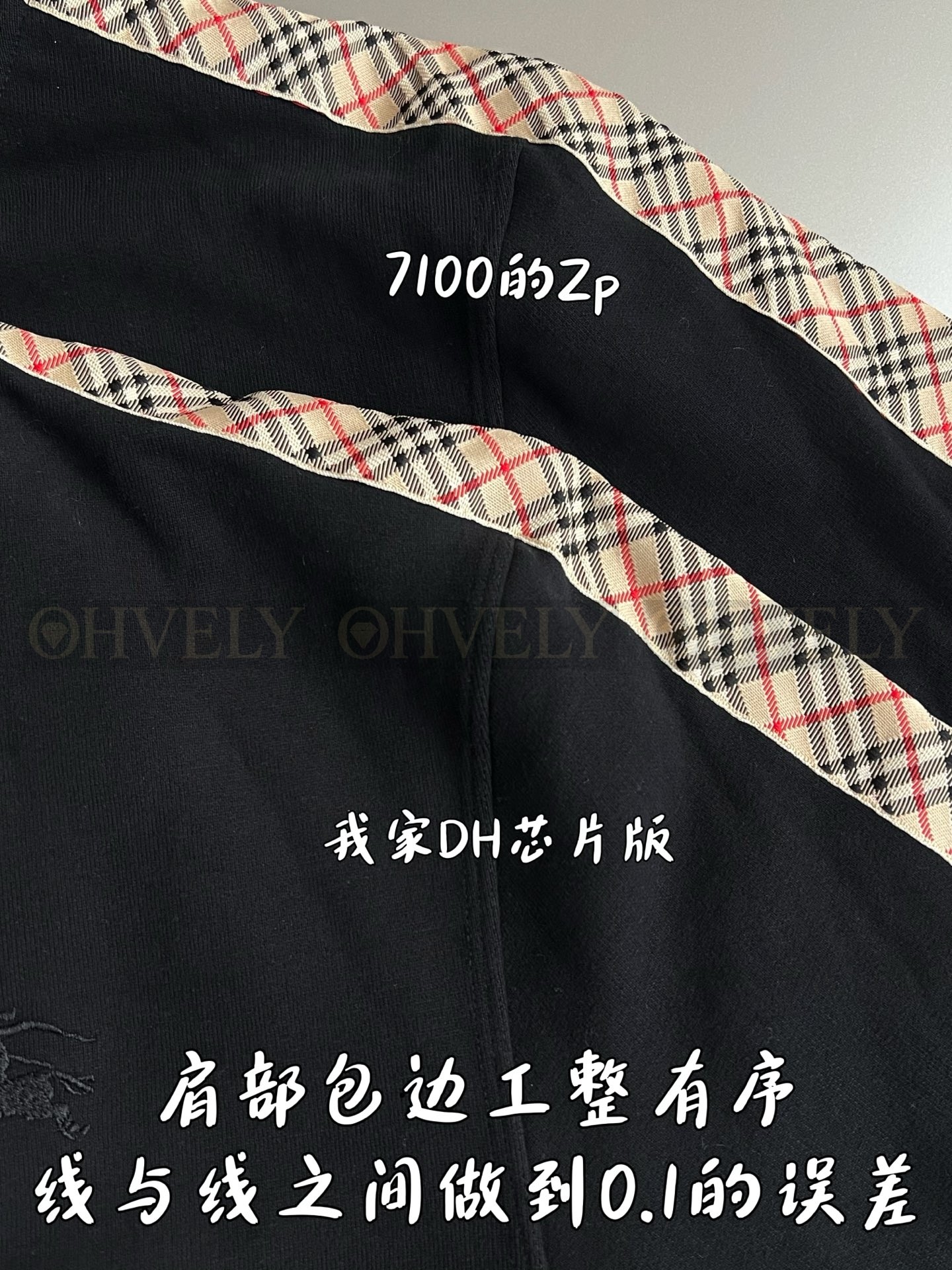 【 ZP 】Burberry 체크 트리밍 코튼 지퍼 후디 (매장가 142만원) 상품 썸네일