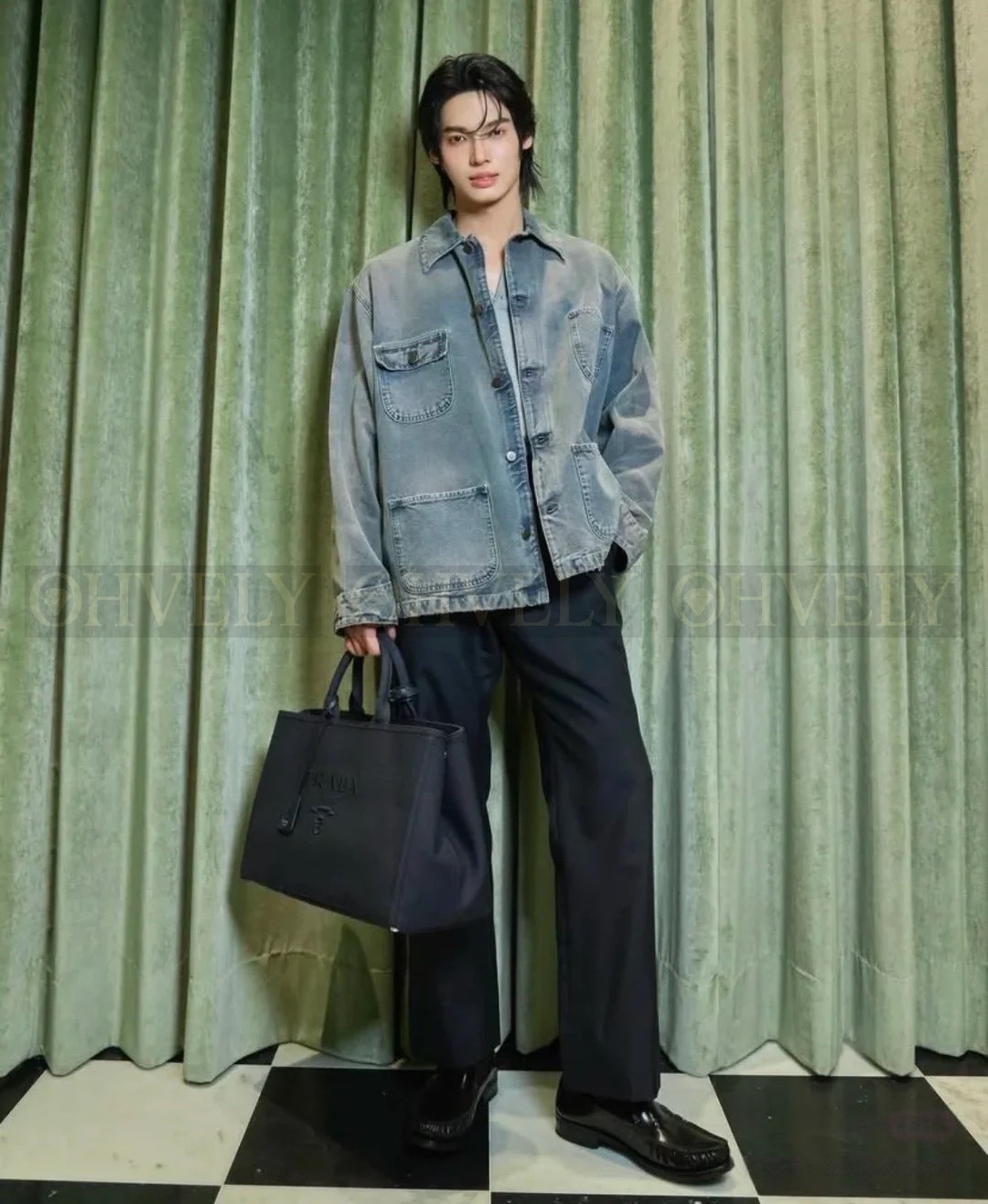 【 ZP 】Prada 청자켓 (매장가 528만원)
