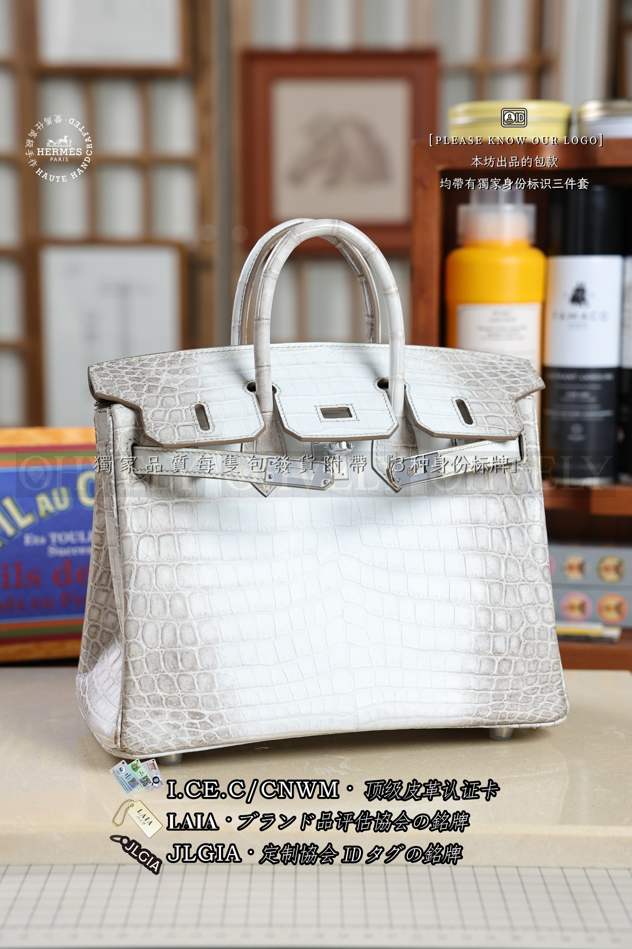 Hermès BIRKIN 25 𝙃𝙄𝙈𝘼𝙇𝘼𝙔𝘼 은장 상품 썸네일