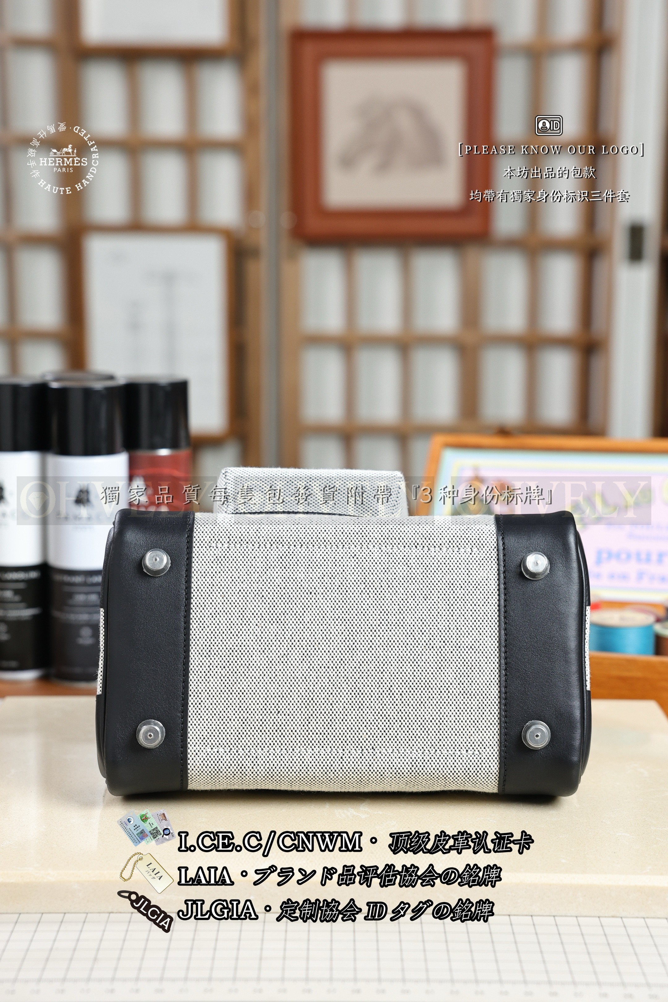 Hermès BIRKIN 𝘾𝙖𝙧𝙜𝙤 𝟮𝟱 𝙉𝙤𝙞𝙧 은장 상품 썸네일