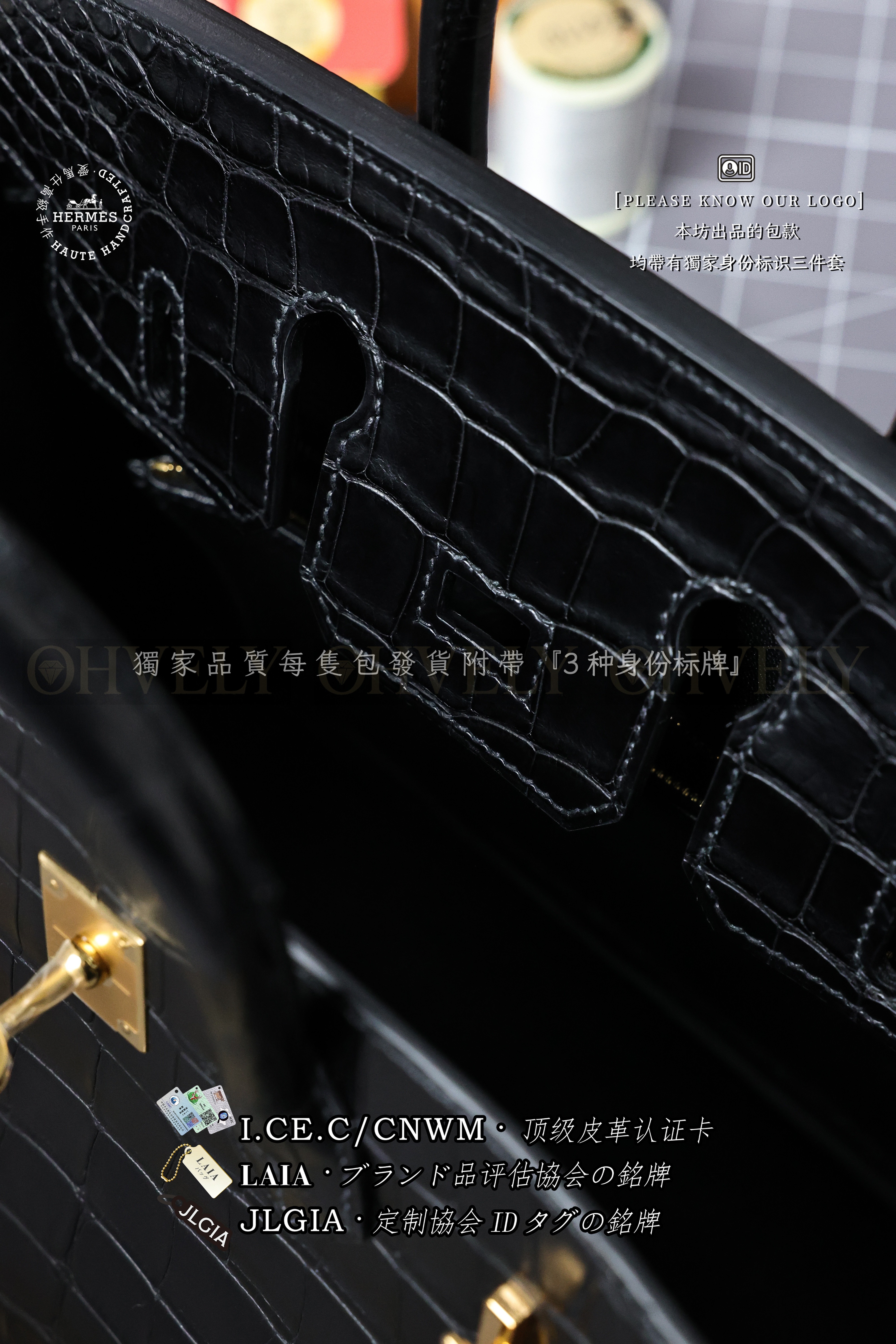Hermès BIRKIN 𝟮𝟱 𝙉𝙤𝙞𝙧 금장 상품 썸네일