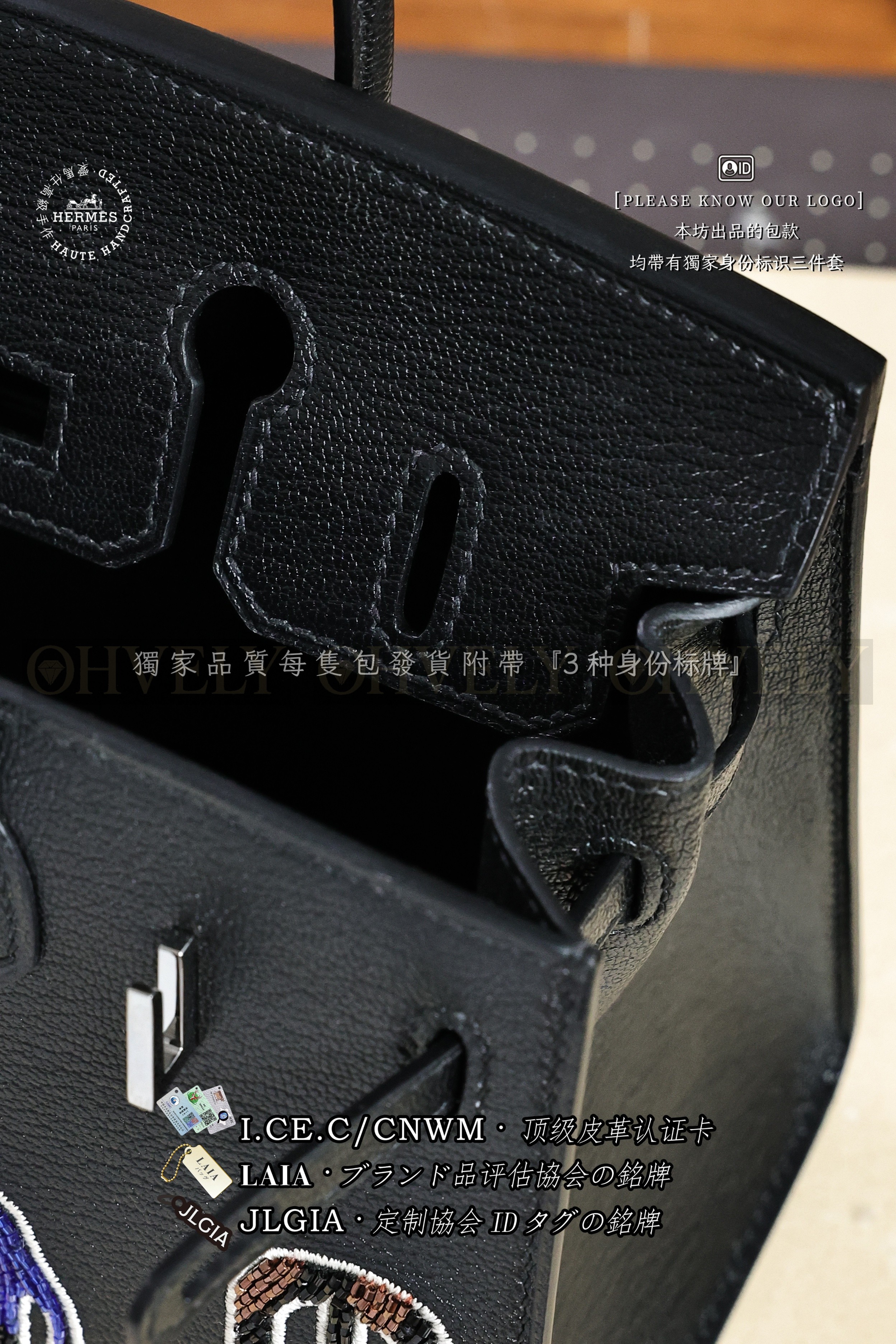 Hermès BIRKIN 𝟮𝟬 𝙉𝙤𝙞𝙧 은장 상품 썸네일