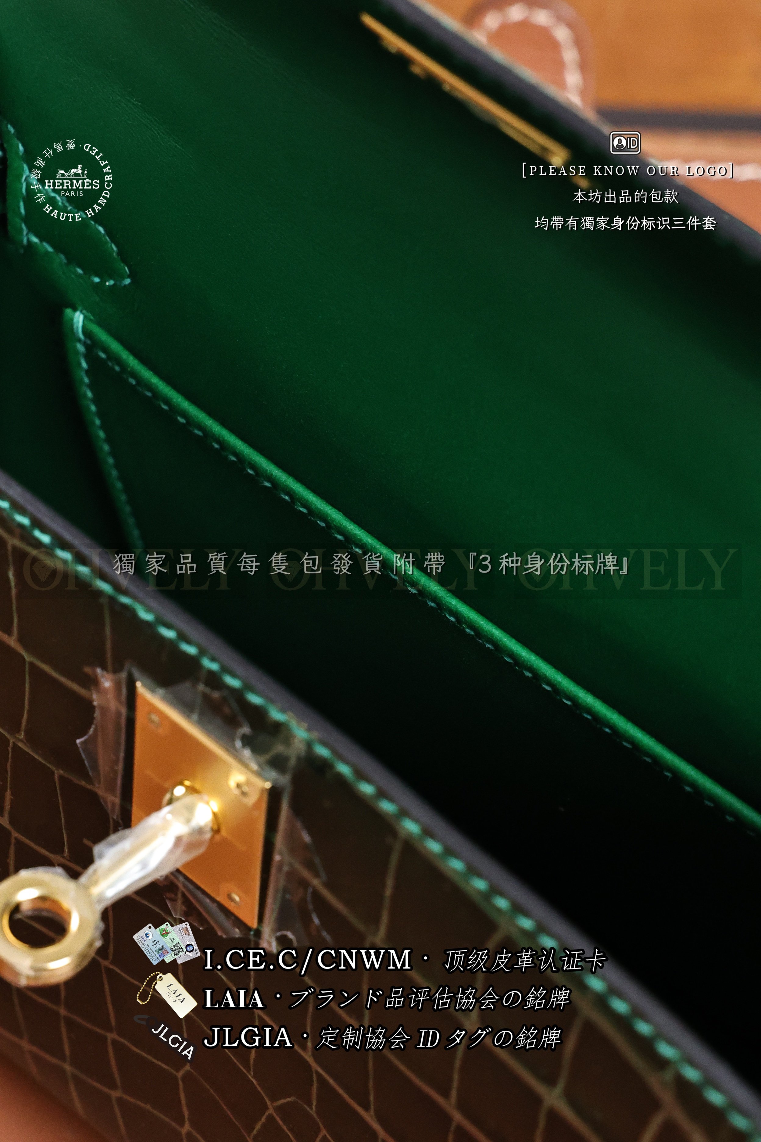 Hermès Kelly 𝙄𝙄 𝙢𝙞𝙣𝙞 𝙑𝙚𝙧𝙩 𝙁𝙤𝙣𝙘𝙚 금장 상품 썸네일