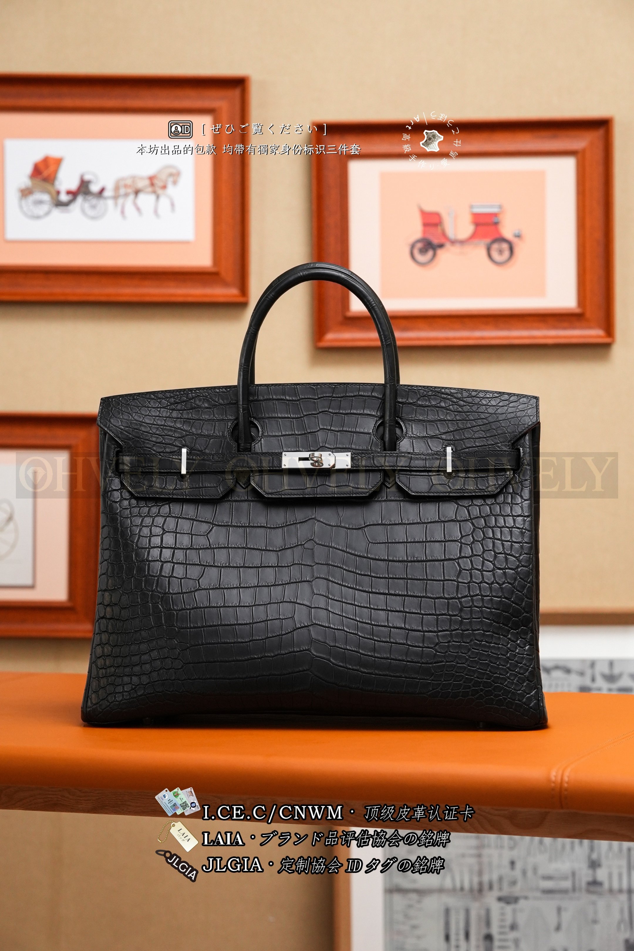 Hermès BIRKIN 𝟺𝟶 𝙽𝚘𝚒𝚛 𝙼𝚊𝚝𝚝𝚎 𝙿𝚘𝚛𝚘𝚜𝚞𝚜 은장