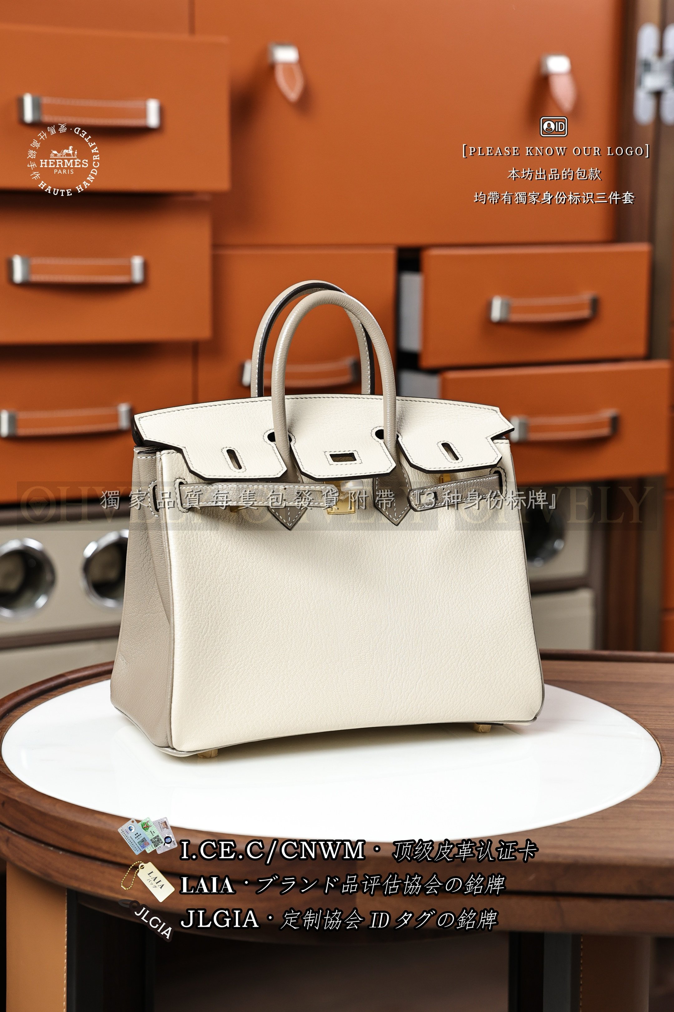Hermès BIRKIN 𝟮𝟱 𝙏𝙤𝙪𝙘𝙝 𝘾𝙧𝙖𝙞𝙚+𝙂𝙧𝙞𝙨 𝘼𝙨𝙥𝙝𝙖𝙡𝙩𝙚 금장 상품 썸네일