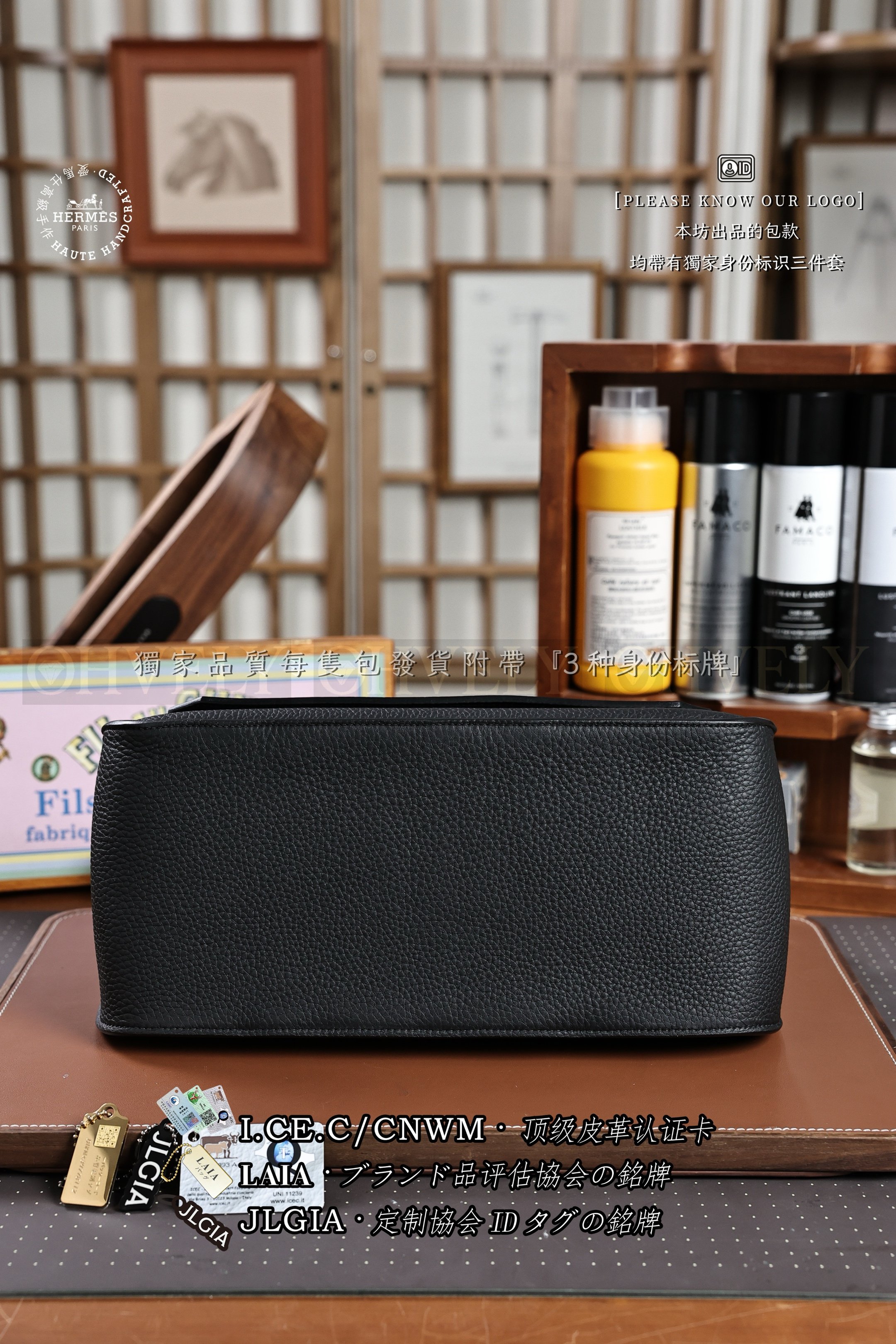 Hermès 𝙅𝙔𝙋𝙎𝙄𝙀𝙍𝙀 𝟯𝟰 𝙉𝙤𝙞𝙧 은장 상품 썸네일