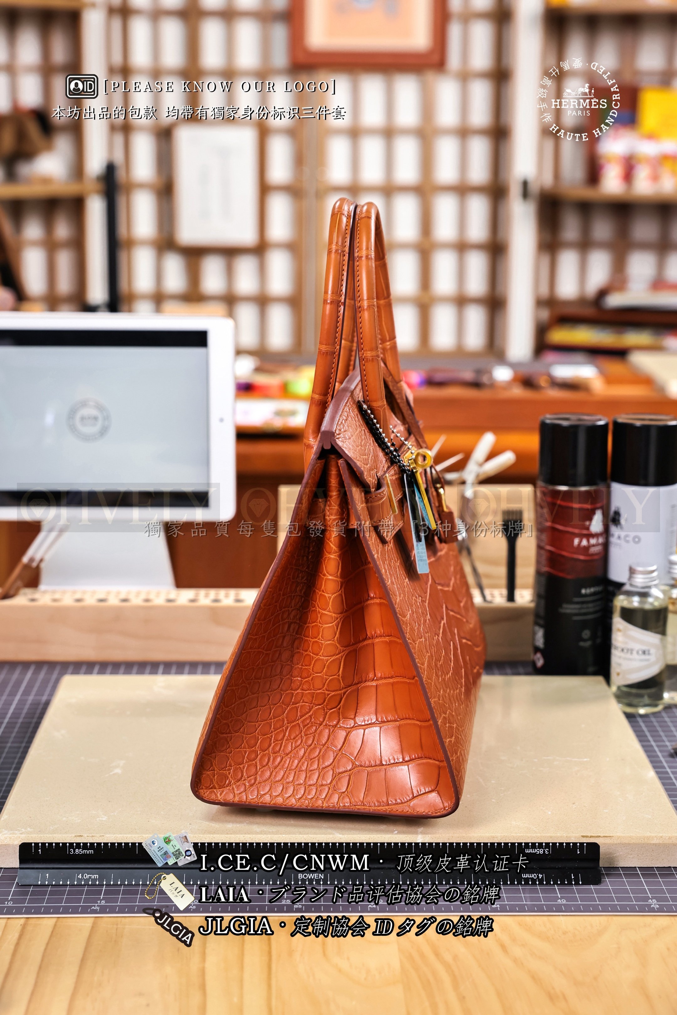 Hermès BIRKIN 𝟹𝟶 𝙲𝙺𝟹𝟽 𝙶𝙾𝙻𝙳 𝙰𝙻𝙻𝙸𝙶𝙰𝚃𝙾𝚁 금장 상품 썸네일