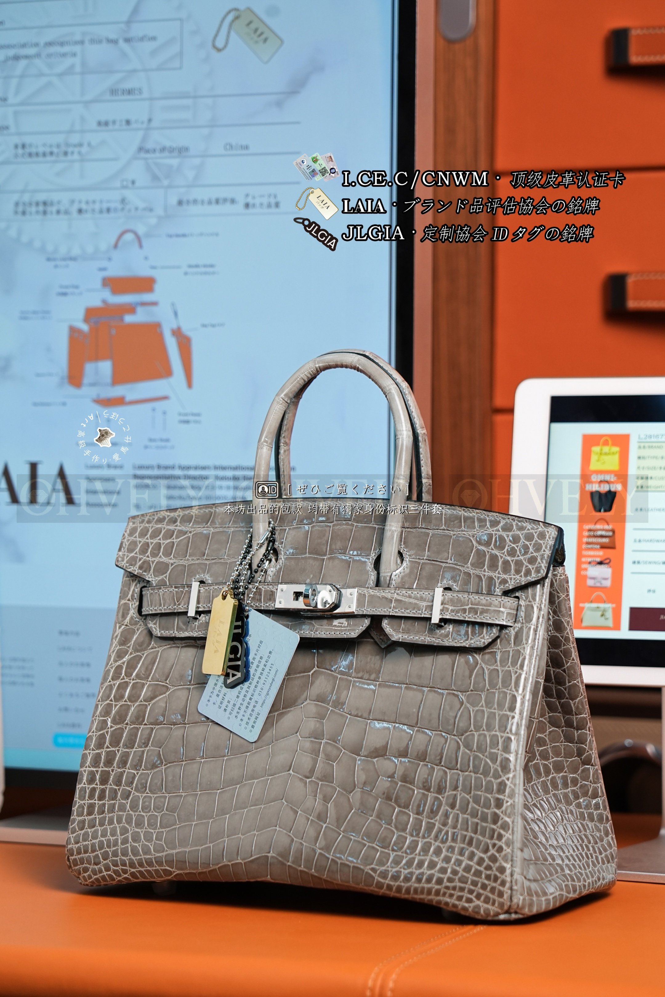 Hermès BIRKIN 𝟸𝟻 𝙶𝚛𝚒𝚜 𝚃𝚘𝚞𝚛𝚝𝚎𝚛𝚎𝚕𝚕𝚎 은장 상품 썸네일