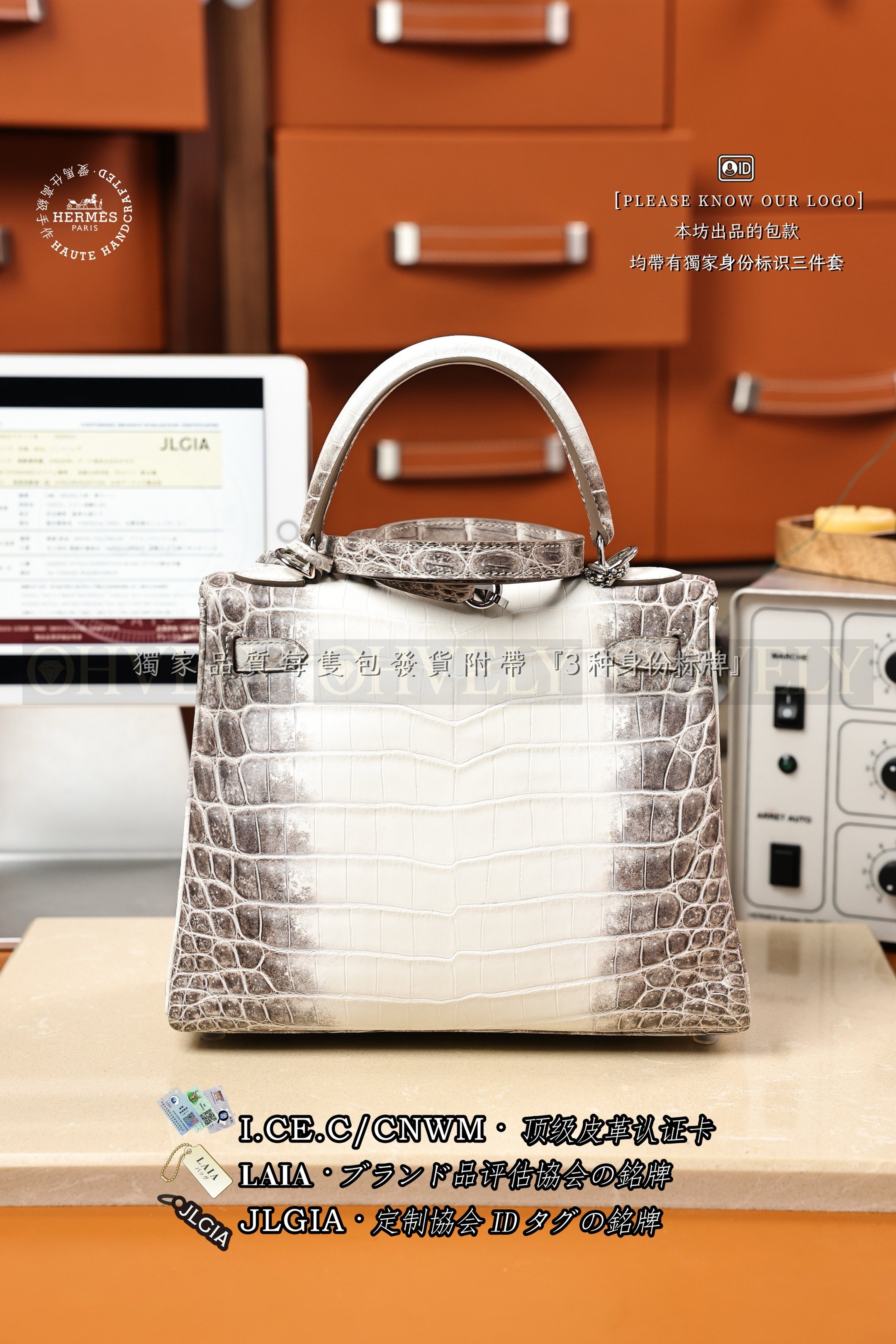 Hermès Kelly 𝟸𝟻 𝙷𝙸𝙼𝙰𝙻𝙰𝚈𝙰 은장 상품 썸네일