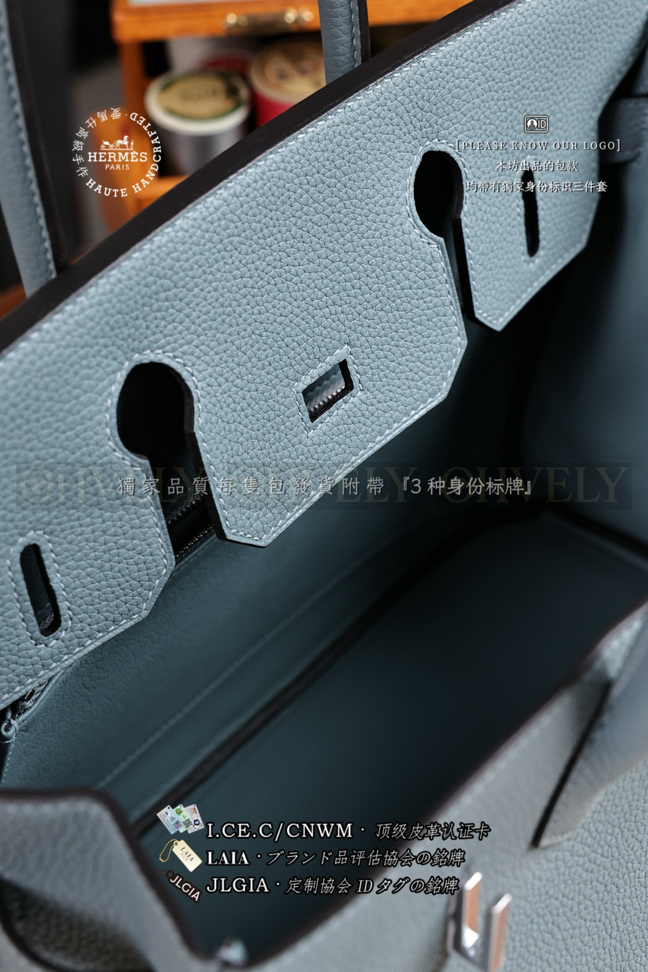 Hermès BIRKIN 𝟹𝟶 𝙲𝚒𝚎𝚕 은장 상품 썸네일
