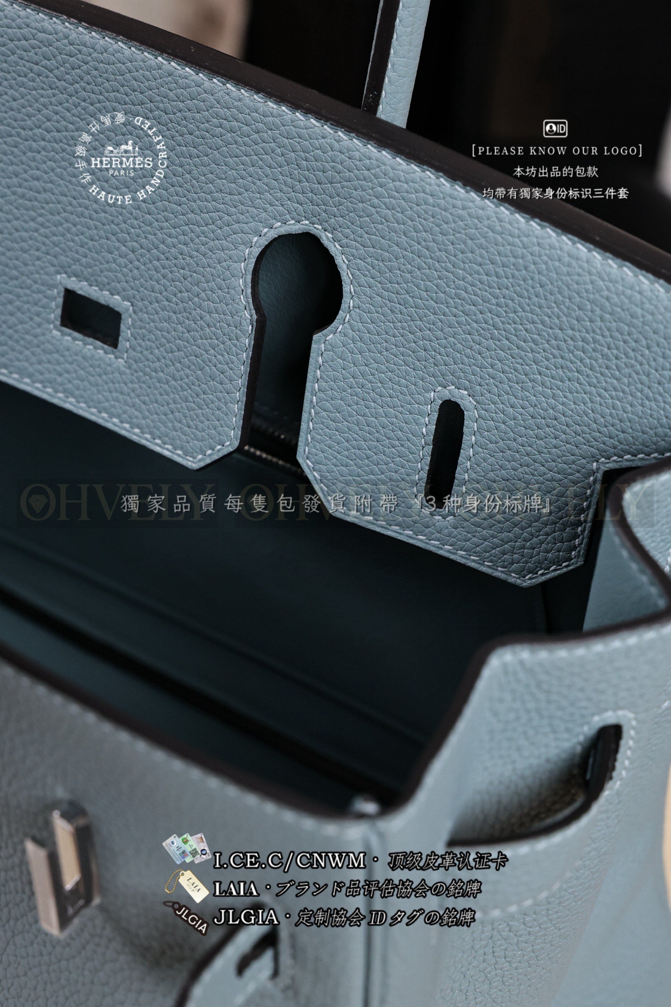 Hermès BIRKIN 𝟹𝟶 𝙲𝚒𝚎𝚕 은장 상품 썸네일