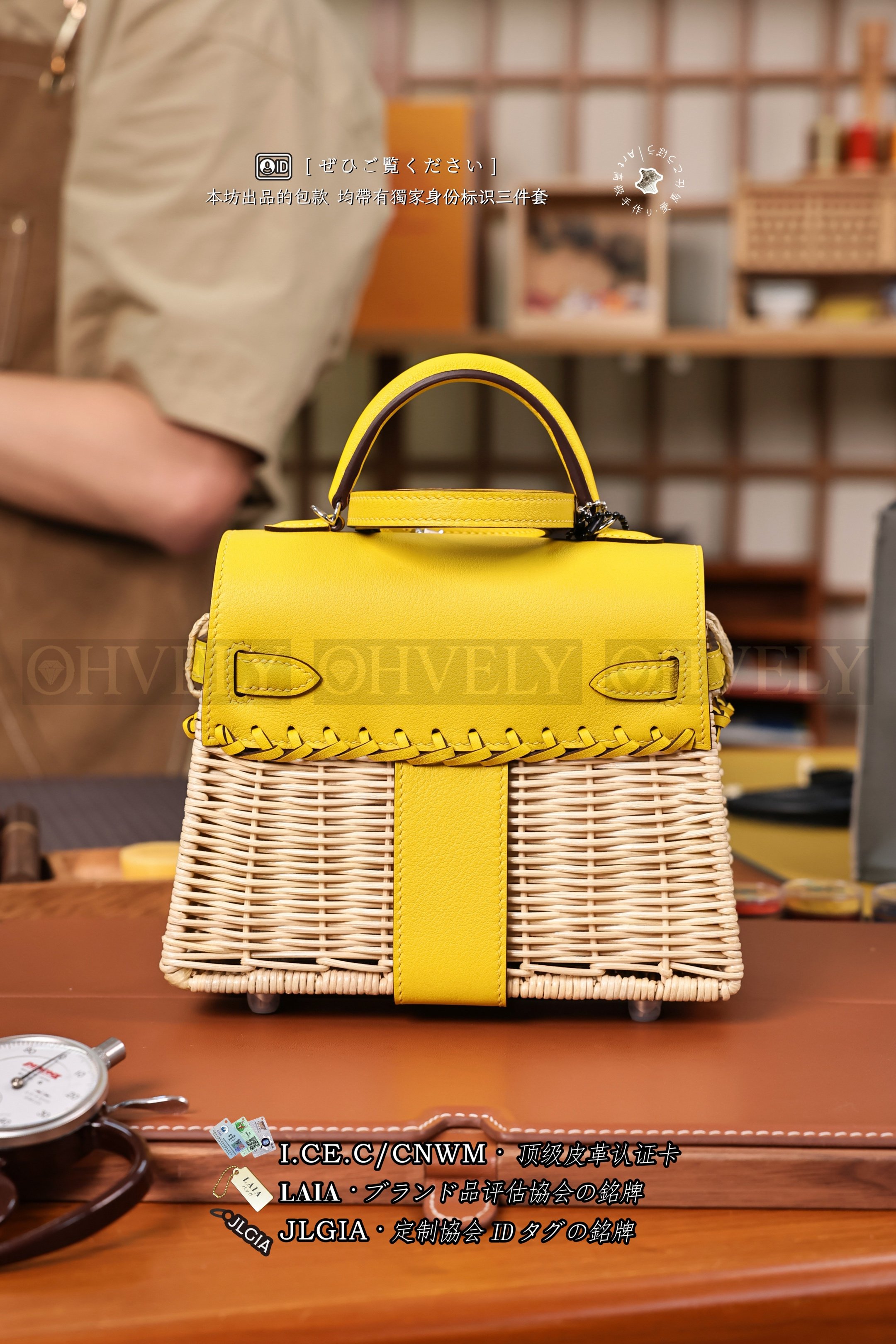 Hermès 𝙿𝙸𝙲𝙽𝙸𝙲 Kelly 𝙼𝚒𝚗𝚒  𝙻𝚒𝚖𝚎 은장 상품 썸네일