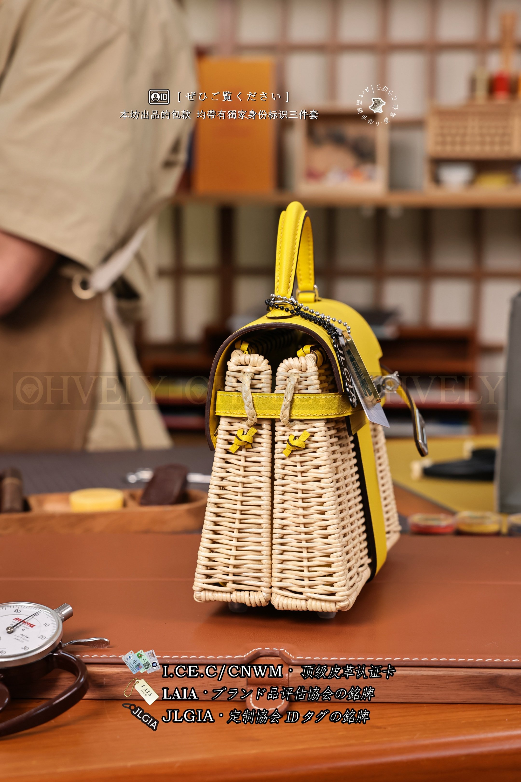 Hermès 𝙿𝙸𝙲𝙽𝙸𝙲 Kelly 𝙼𝚒𝚗𝚒  𝙻𝚒𝚖𝚎 은장 상품 썸네일