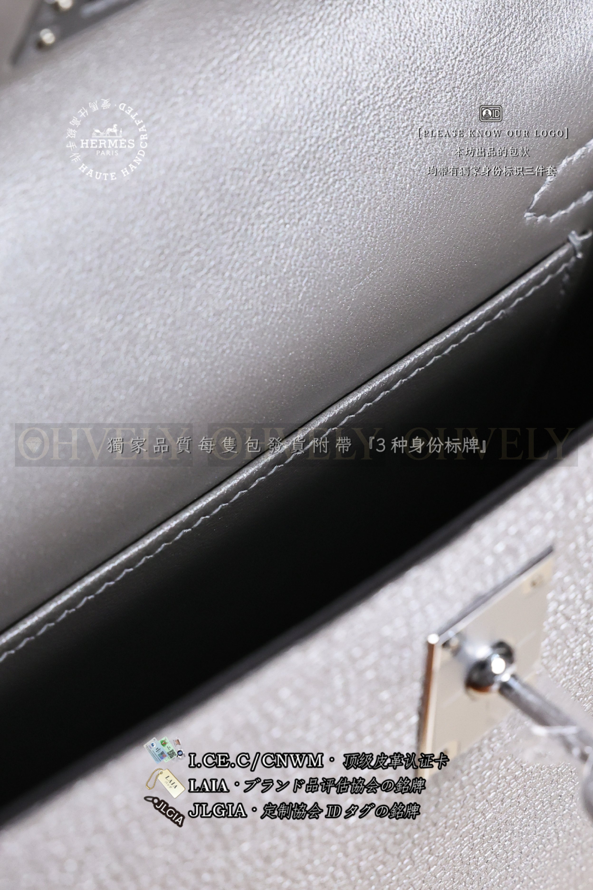 Hermès Kelly 𝙸𝙸 𝙼𝚒𝚗𝚒 𝙰𝚛𝚐𝚎𝚗𝚝 은장 상품 썸네일