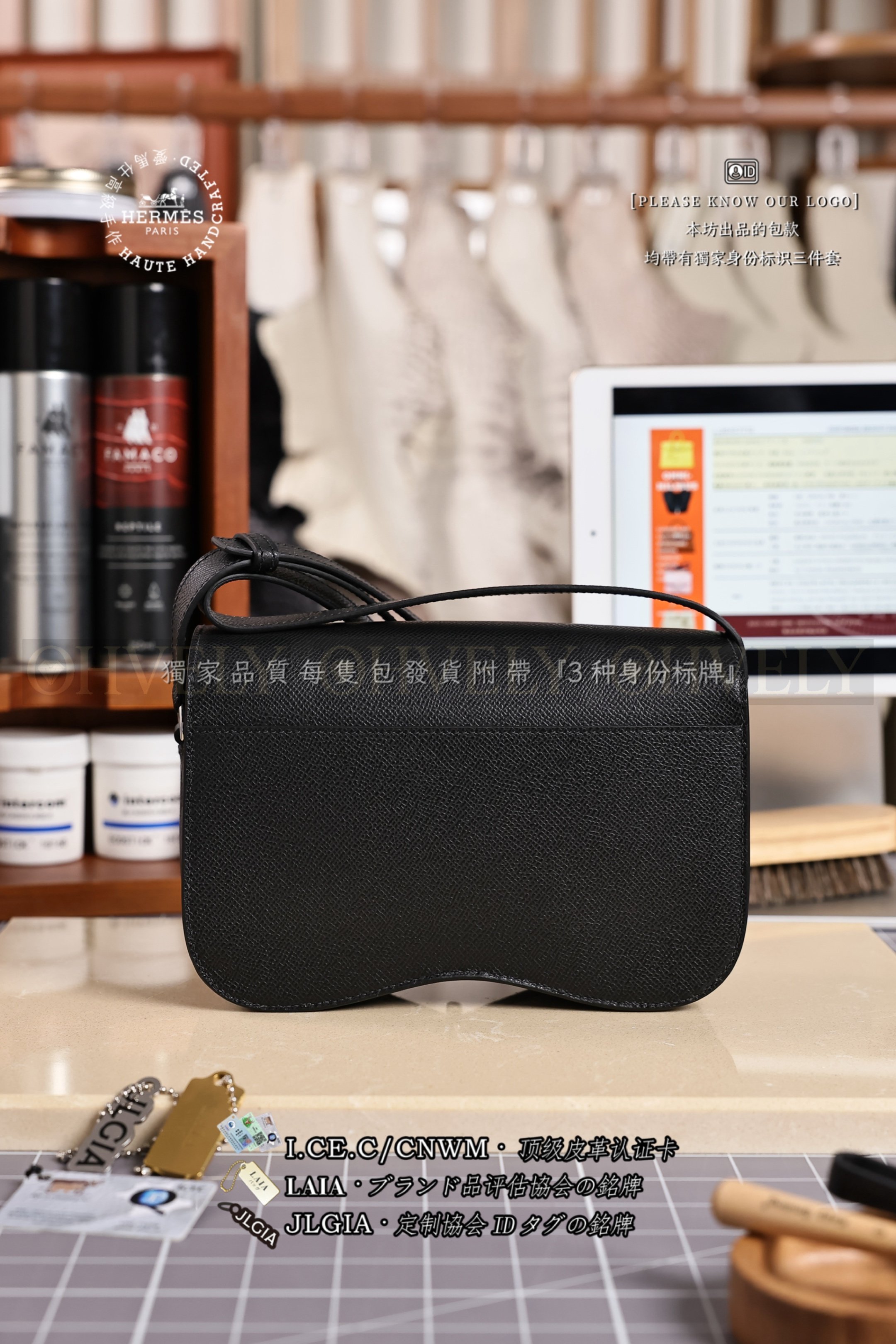 Hermès 𝙳𝚎𝚕𝚕𝚊 𝙲𝚊𝚟𝚊𝚕𝚕𝚎𝚛𝚒𝚊 𝙴𝚕𝚊𝚗 𝙽𝚘𝚒𝚛 은장 상품 썸네일