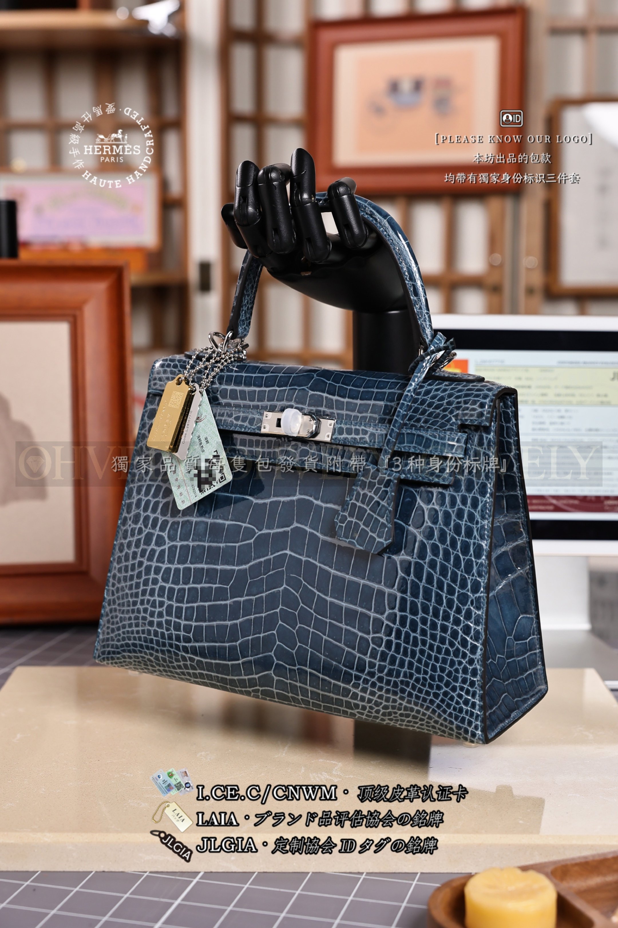 Hermès Kelly 𝟸𝟻 𝙸𝚣𝚖𝚒𝚛 은장 상품 썸네일
